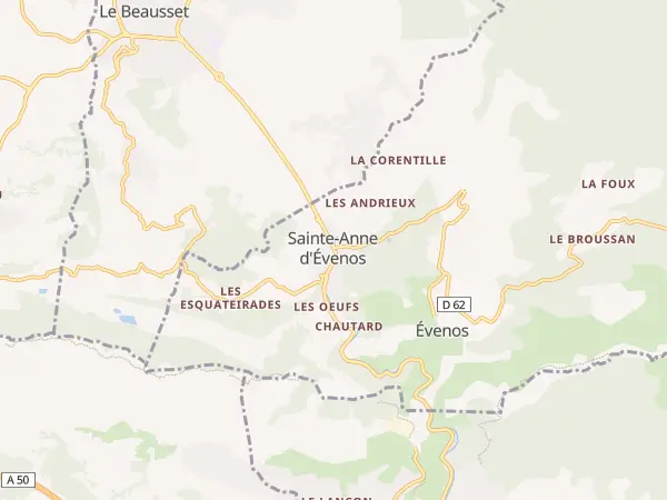 Plan de Évenos