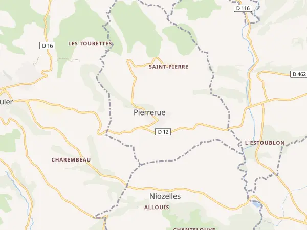 Plan de Pierrerue