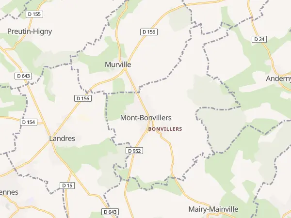 Plan de Mont-Bonvillers