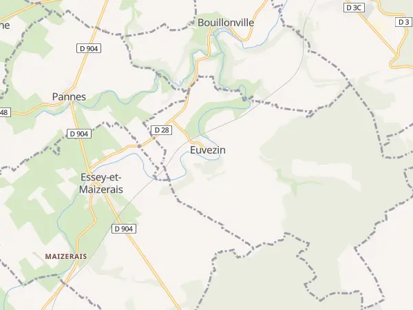 Plan de Euvezin