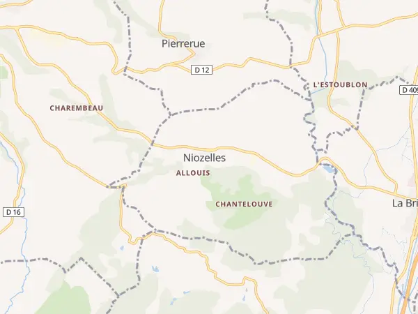 Plan de Niozelles