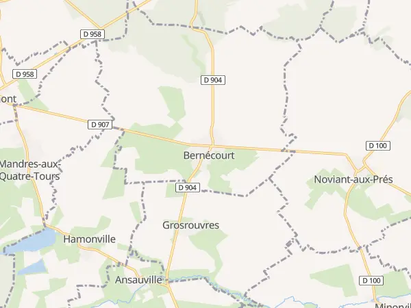 Plan de Bernécourt