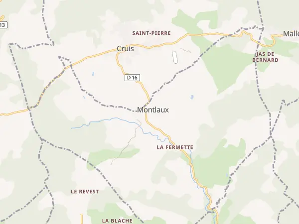 Plan de Montlaux