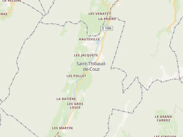 Plan de Saint-Thibaud-de-Couz