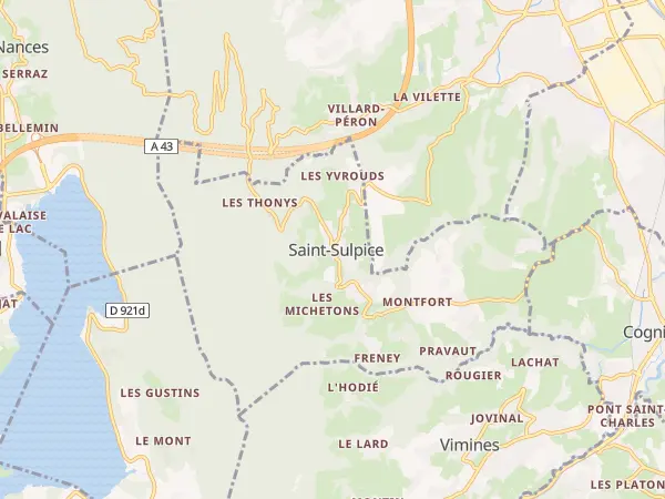 Plan de Saint-Sulpice