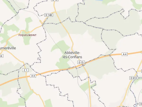 Plan de Abbéville-lès-Conflans
