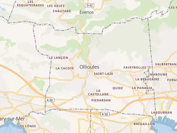 Plan de Ollioules