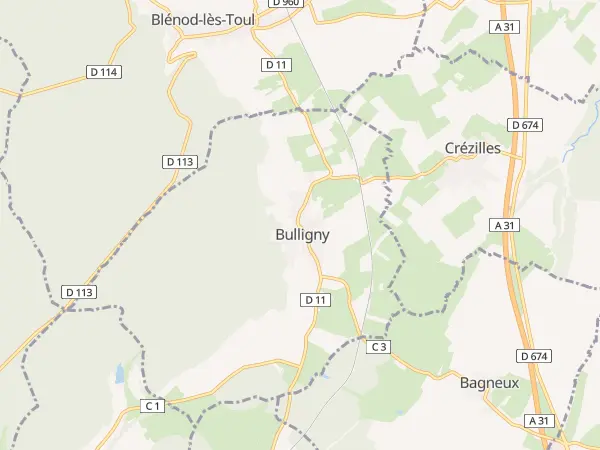 Plan de Bulligny