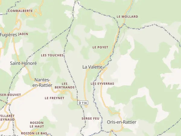 Plan de La Valette
