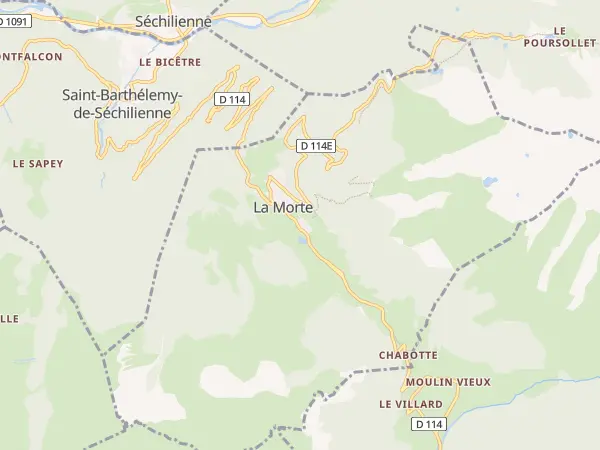 Plan de La Morte