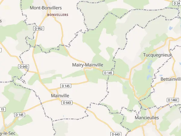 Plan de Mairy-Mainville