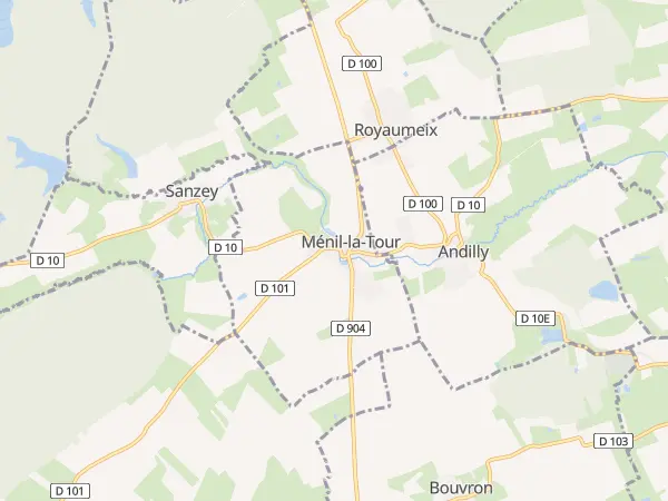 Plan de Ménil-la-Tour