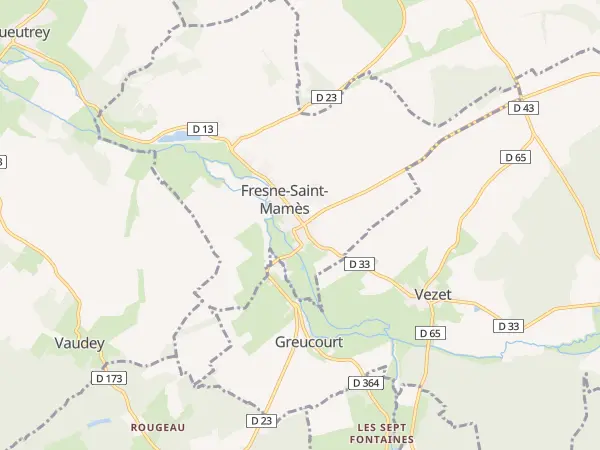 Plan de Fresne-Saint-Mamès