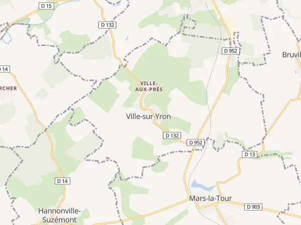 Plan de Ville-sur-Yron