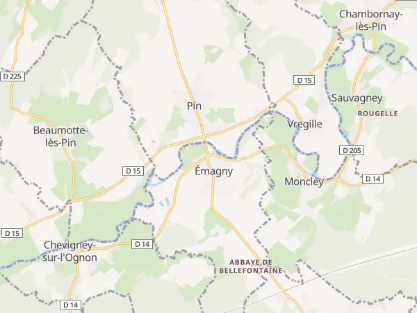 Plan de Émagny
