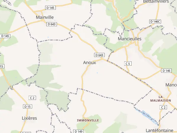 Plan de Anoux