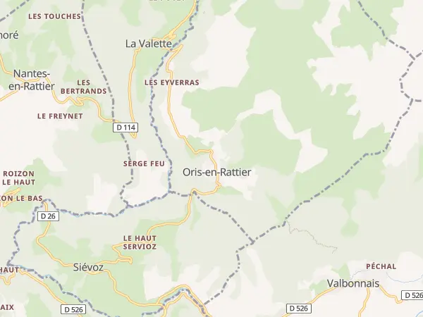 Plan de Oris-en-Rattier