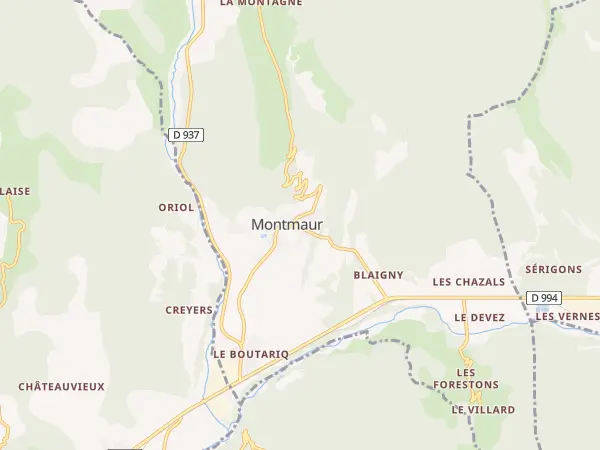 Plan de Montmaur