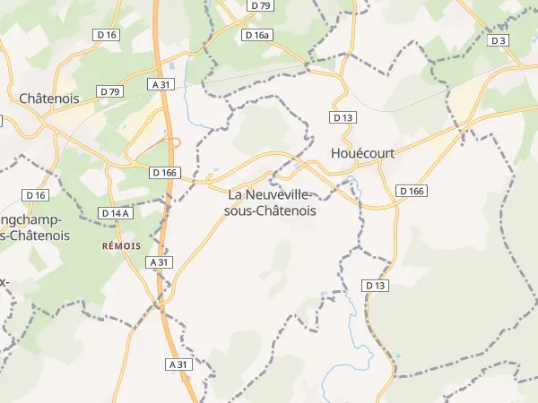Plan de La Neuveville-sous-Châtenois