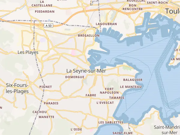 Plan de La Seyne-sur-Mer