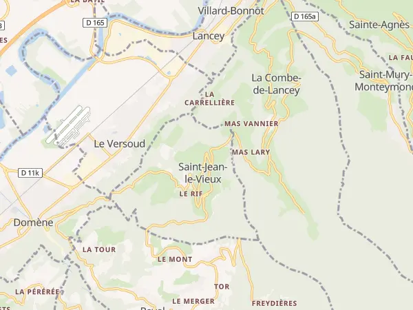 Plan de Saint-Jean-le-Vieux