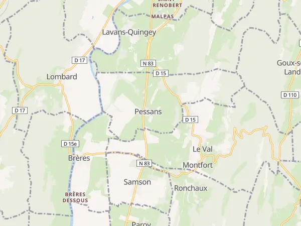 Plan de Pessans