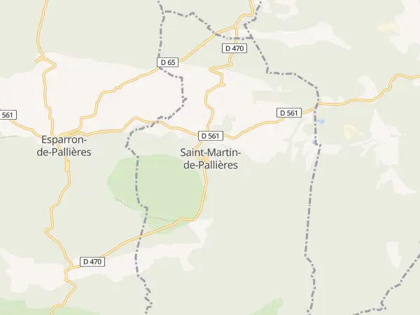 Plan de Saint-Martin-de-Pallières