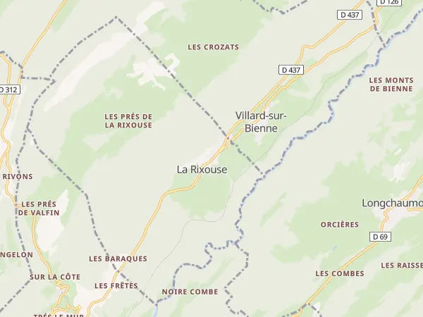 Plan de La Rixouse