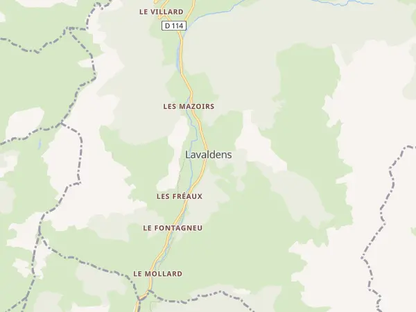 Plan de Lavaldens