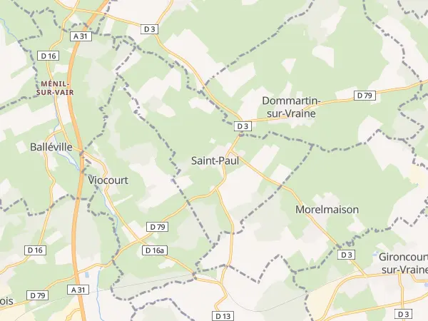 Plan de Saint-Paul