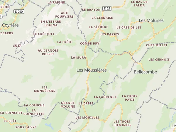 Plan des Moussières