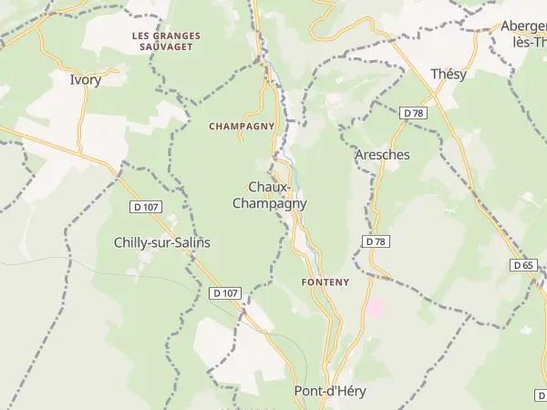 Plan de Chaux-Champagny
