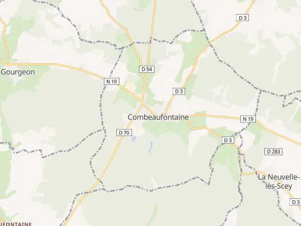Plan de Combeaufontaine