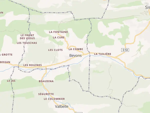 Plan de Bevons