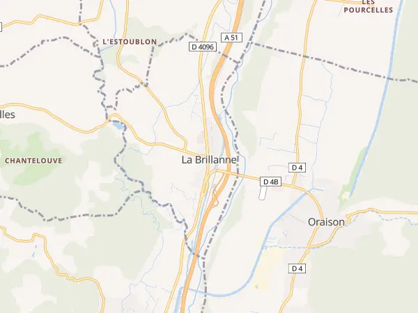 Plan de La Brillanne
