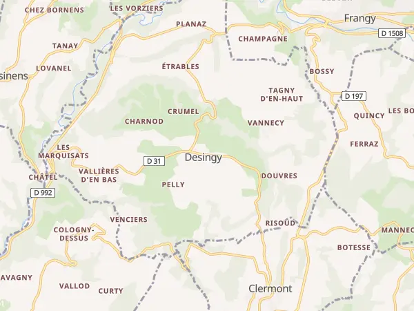 Plan de Desingy
