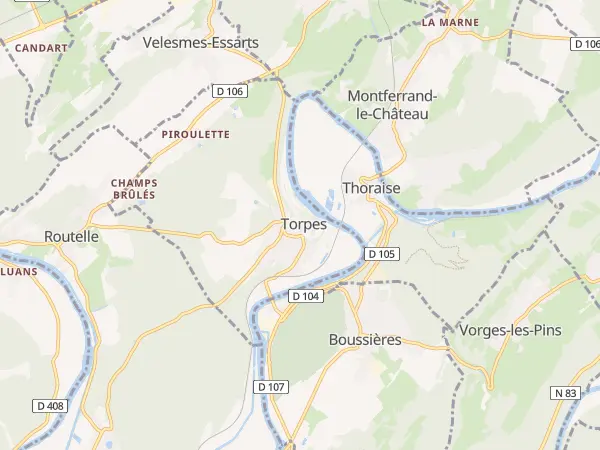 Plan de Torpes
