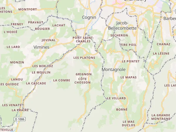 Plan de Saint-Cassin