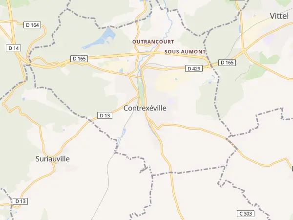 Plan de Contrexéville