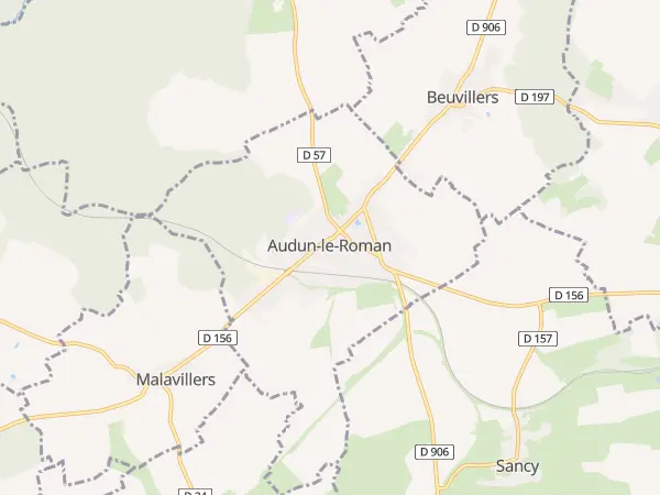 Plan de Audun-le-Roman