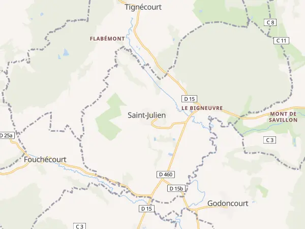 Plan de Saint-Julien