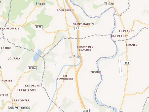 Plan du Poët