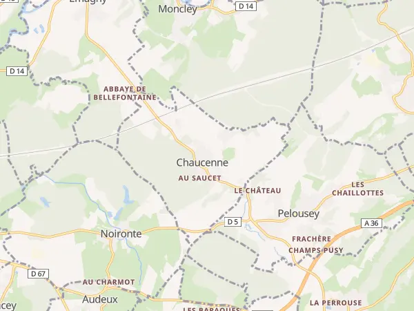 Plan de Chaucenne