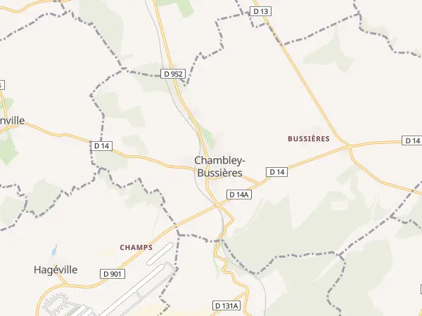 Plan de Chambley-Bussières