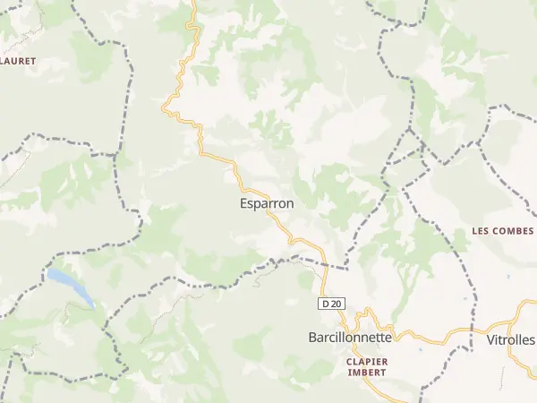 Plan de Esparron