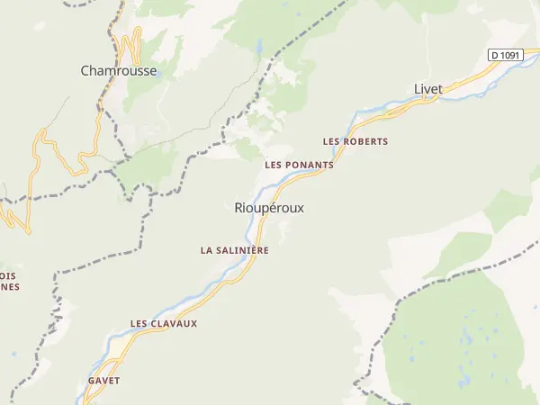 Plan de Livet-et-Gavet