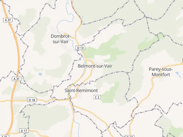 Plan de Belmont-sur-Vair