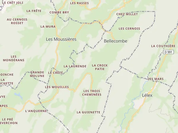 Plan de Bellecombe