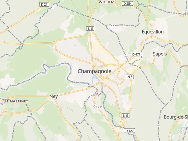 Plan de Champagnole