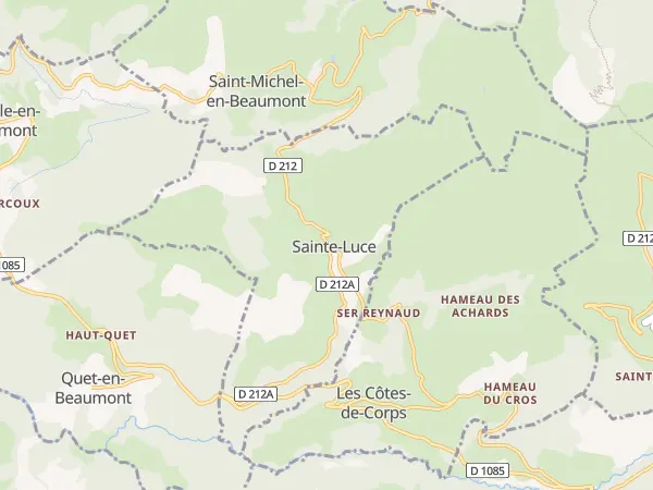 Plan de Sainte-Luce